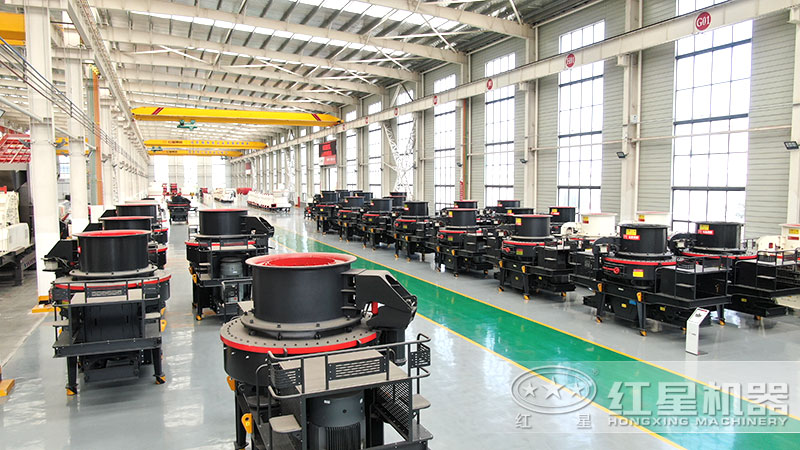 花崗巖石子粉碎機(jī)、制砂機(jī)車(chē)間現(xiàn)貨