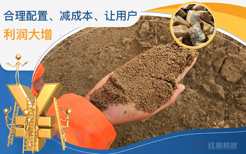 建筑用砂配置的機(jī)制沙石設(shè)備一套多少錢，附現(xiàn)場案例視頻