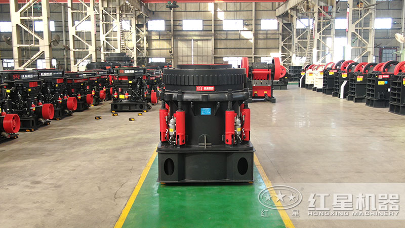 300型圓錐破碎機(jī)型號及參數(shù)，一小時能生產(chǎn)多少噸石子？